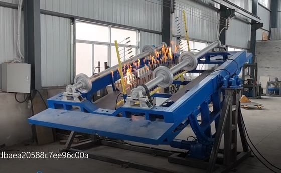 LDPE de Open Vlamrots - en - rolt Machine van Machine de Plastic Rotomolding voor Watertank 1320 Gallon