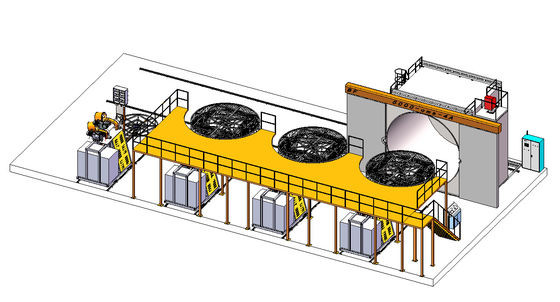 Rotatieafgietsel Oven Moveable Shuttle Machine Yisong