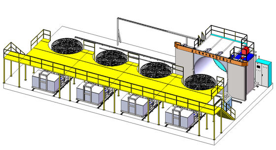 Rotatieafgietsel Oven Moveable Shuttle Machine Yisong