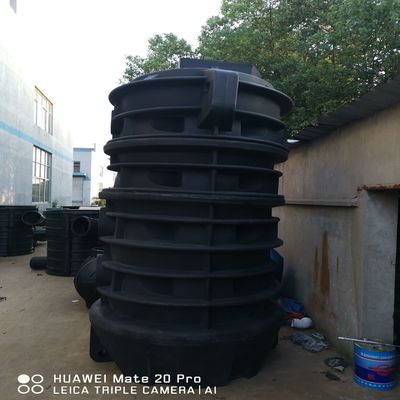 Verticale watertank zacht staalmateriaal plastic septische brandstoftank rotatievorm